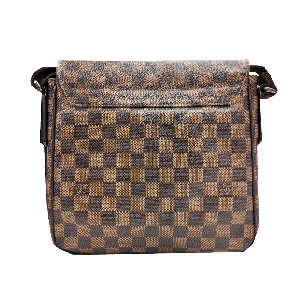 LOUIS VUITTON District Damier Ebene Brown Shoulder Bag